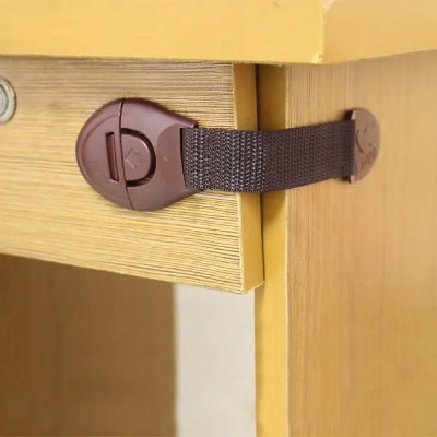 Bloque Porte Bebe - BabyShield™ - Marron - Mon Bébé Sécure