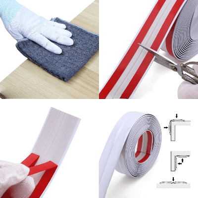 Protection Coin de Table - BabyBumper™ - Blanc - Mon Bébé Sécure