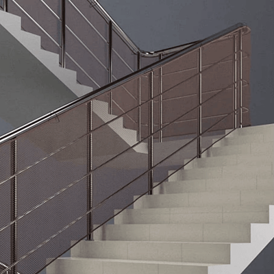 Barrière de Sécurité Escalier - ChildSafetyProtect™ - Beige - Mon Bébé Sécure