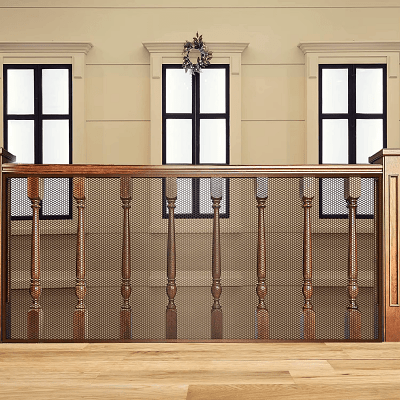 Barrière de Sécurité Escalier - ChildSafetyProtect™ - Beige - Mon Bébé Sécure