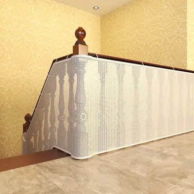 Barrière de Sécurité Escalier - ChildSafetyProtect™ - Blanc - Mon Bébé Sécure