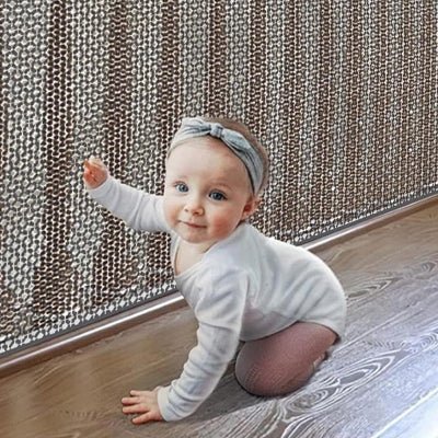 Barrière de Sécurité Escalier - ChildSafetyProtect™ - Noir - Mon Bébé Sécure