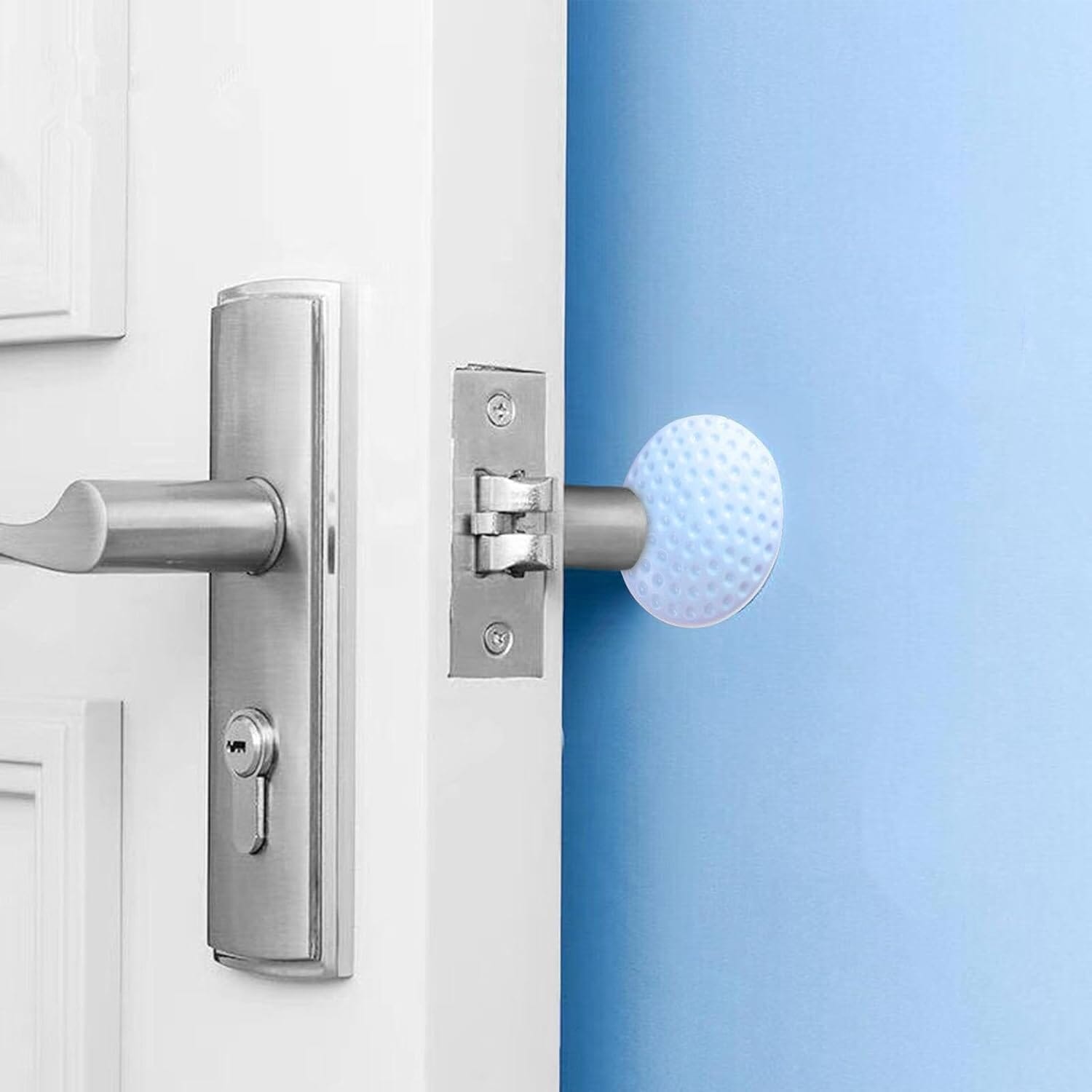 Butée de Porte - SecureStop™ - Bleu Pastel - Mon Bébé Sécure