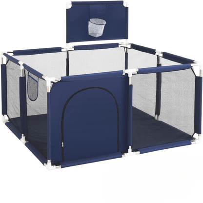 Parc Enfant - FunParc™ - Bleu Carré - Mon Bébé Sécure