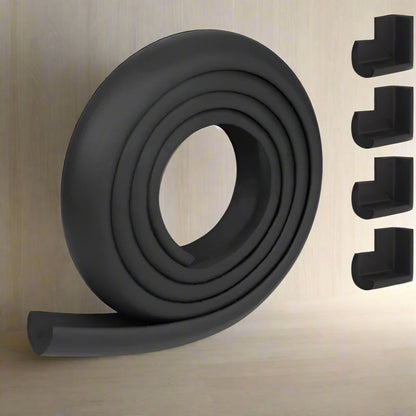 Protecteur de Coin de Table - BabySafetyCornerProtector™ - Noir - Mon Bébé Sécure