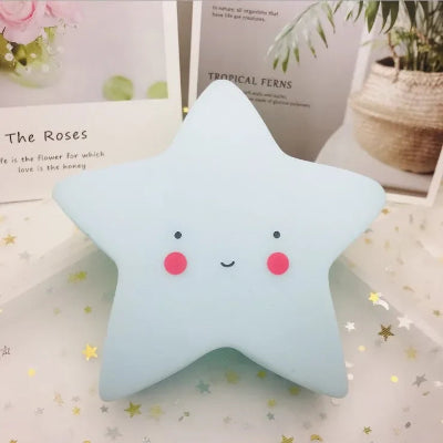veilleuse bébé étoile bleu éteint